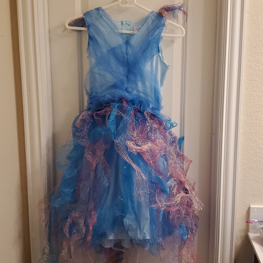 Fairy costume dress with wings
